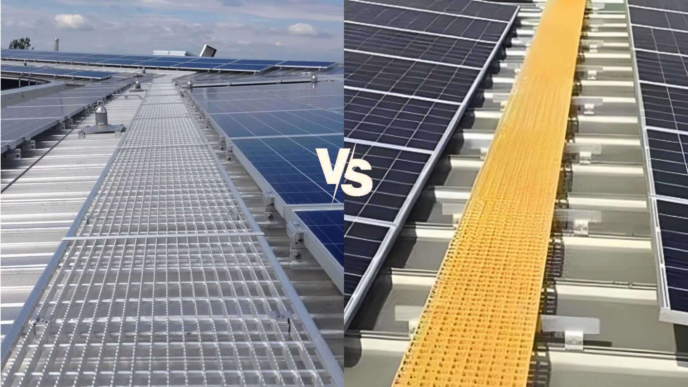 FRP Solar Walkway vs Traditional