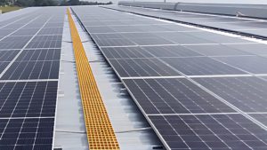 FRP Solar Walkways in Rooftop Solar Installations