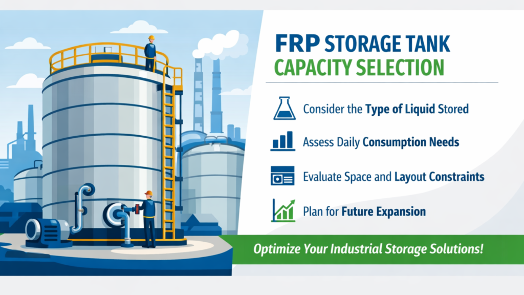 FRP storage tank