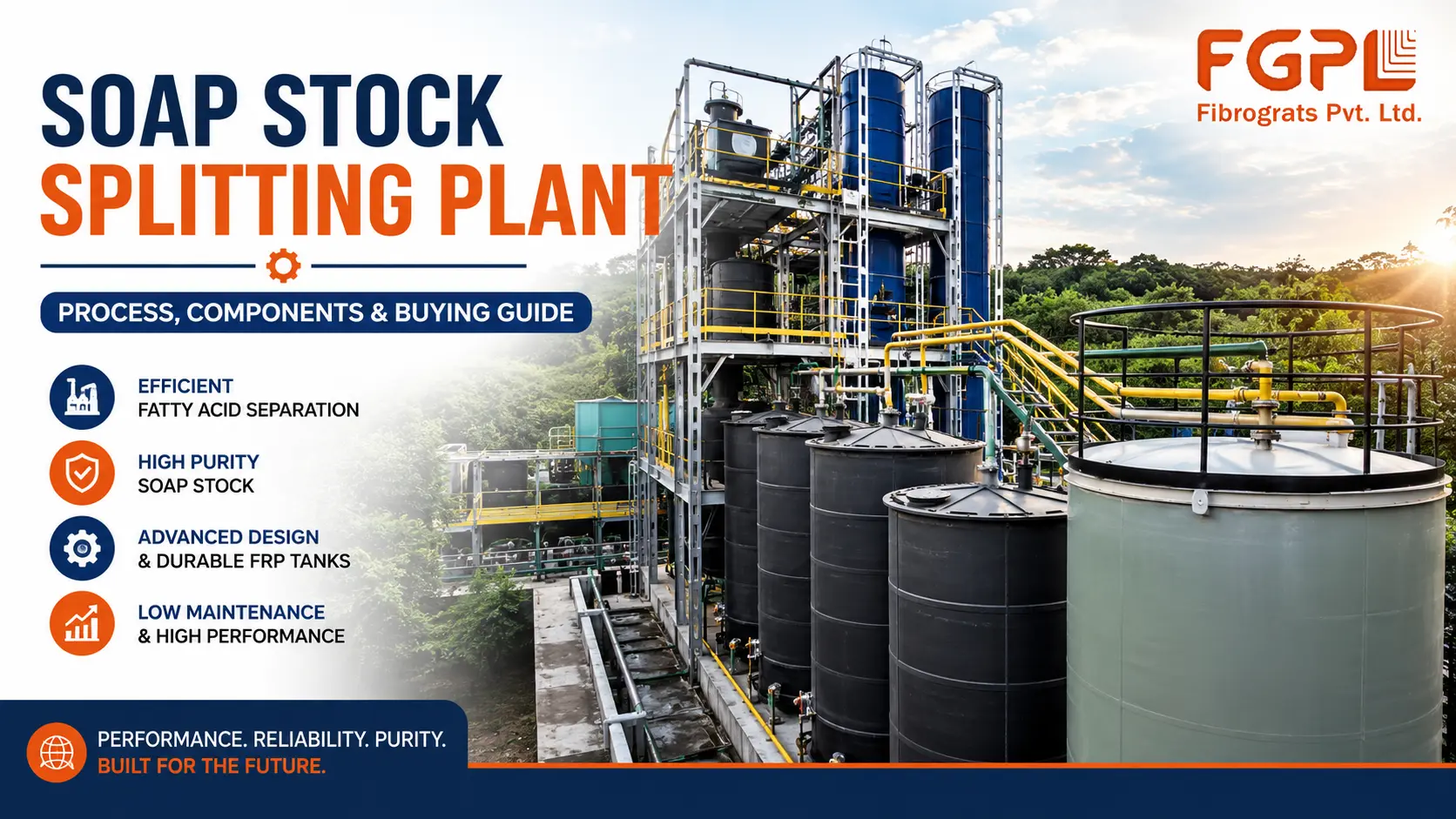 Soap Stock Splitting Plant
